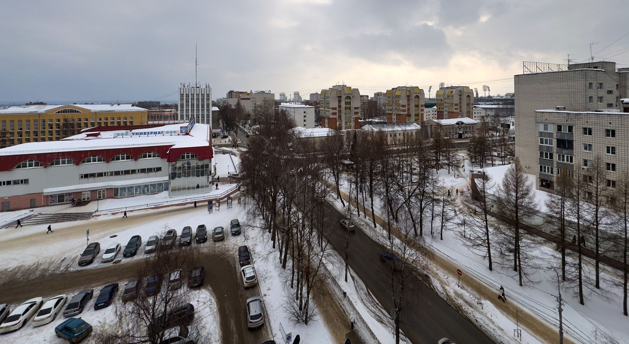 Сыктывкар, вид на улицу в центре